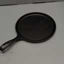 Lodge L9OG3 Cast Iron Round Griddle, Pre-Seasoned, 10.5-inch - Made in USA, Compatible with Stovetop, Oven, Grill & Campfire