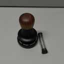 MHW-3BOMBER 58.5mm Espresso Tamper - 3 Spring Loaded Coffee Tamper with Sound Feedback - Barista Tamper Tool Espresso with 15lb / 30lbs Replacement Springs - Walnut Handle SUS304 Ripple Base T7071T-OS