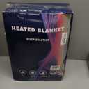 MAXEVE Heated Blanket Electric Throw 50"x60" Faux Rabbit Fur Blankets with 6 Heating Sets & 12 Hours Auto Off, Warm Gifts for Grandma Wife, ETL Certification (Pink)