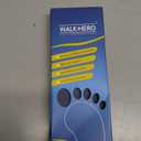 Plantar Fasciitis Feet Insoles Arch Supports Orthotics Inserts Relieve Flat Feet, High Arch (Mens 7-7 1/2 | Womens 9-9 1/2) (Gray)