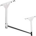 Wall or Ceiling Mount Pull Up Bar with 48 Straight Bar and 22 Risers, Double Wall Mounting Plates Fit 16 or 24 Studs and Joists by Ultimate Body Press