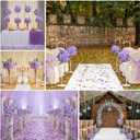 6PCS Purple Artificial Flower Balls Wedding Centerpieces for Tables