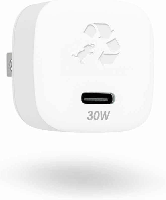 Nimble Wally SubNano USB-C Charger Block, 30W Fast Charging Power Adapter, Type C Charging Block for iPhone 17 16 15 14 13 12 11 Air Pro Max Plus XS/XR/X Samsung Galaxy S25 Pixel iPad Watch Series 8/7