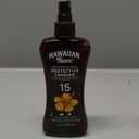 Hawaiian Tropic Protective Tanning Oil Spray Sunscreen SPF 15, 8oz | Tanning Sunscreen, Oxybenzone-Free, 8oz