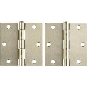 Deltana S35U15-R Steel 3 1/2-Inch x 3 1/2-Inch Square Hinge for Indoor Applications