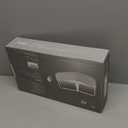 Ergonomic Wireless Keyboard and Mouse Set Creamy Wireless Keyboard Silent Mice Set with Wrist Rest for Computer, Laptop, PC, Mac, Windows (Gray White)