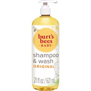 Baby Shampoo & Wash, Burt's Bees Tear Free Soap, Baby Care, Original, 21 Ounce