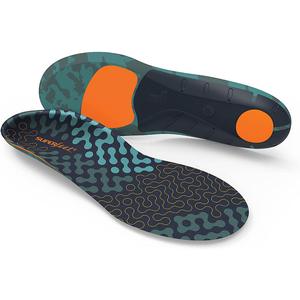 Superfeet Run Cushion High Arch Insoles - High Arch Support - Trim-to-Fit Inserts for Running Shoes - Professional Grade - 9.5-11 Men / 10.5-12 Women