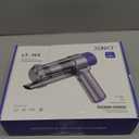 JONYJ Handheld Car Vacuum Cleaner Cordless, 16000PA Hand Held Vacuum Portable, 2 in 1 Air Duster and Mini Vacuum Cleaner Rechargeable with Led, Multi-Nozzles & Washable Filters for Home Office Car Pet (Grey & Blue)