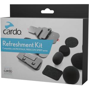 Cardo Refresh KIT for PACKTALK/FREECOM X/Spirit Series (Taille unique, Black)