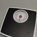 Taylor Battery Free Analog Scales for Body Weight, 330LB Capacity, Easy to Read Large 4.25-inch Dial, 10.3 x 10.6-inch Vinyl Mat Platform, Black