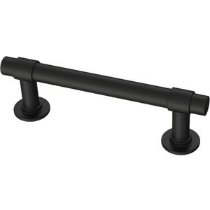 Franklin Brass Francisco (5-Pack) Cabinet Handles 3" Hole Center Pulls | Matte Black Hardware Kitchen Door, Drawers, Dressers, Furniture P29520Z-FBA-B