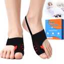 2PCS Bunion Corrector for Women & Men - Toe Alignment Corrector with Splint & Pads for Hallux Valgus Pain Relief, Toe Separator for Day/Night, Anti Slip Correction for Big Toe Straightener