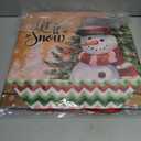 YOPPIX 16 Pack Large Christmas Gift Bag, Christmas Gift Wrapping Kit, Reusable Christmas Tote Bags, Non-Woven Shopping Bags for Xmas Gifts Wrapping Holiday Party Supplies