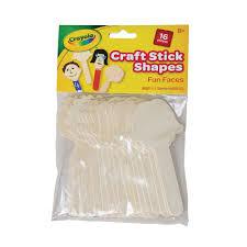 DI CRAYOLA FUN FACES STICKS 16CT, 6Pack