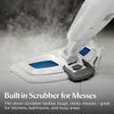 BISSELL Steam Mop 1940A PowerFresh Floor Steam Cleaner for Hard Wood & Tile with Natural Sanitization, Easy Scrubber, Variable Steam, 12 Cleaning Path