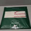 OTOSTAR Set of 4 Sky Blue Christmas Throw Pillow Covers 20x20 Inch Winter Xmas Decorative Pillow Case Cover for Sofa Living Room Holiday Decor (Sky Blue- Santa Claus and Couple Snowman)