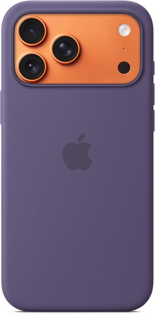 Apple iPhone 17 Pro Max Silicone Case with MagSafe and Camera Control: Lightweight Phone Case, Wireless Charging Compatible, Smooth Matte Finish; Purple Fog