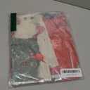 Artoid Mode Snowman Cardinals Trees Christmas Placemats for Dining Table, 12 x 18 Inch Seasonal Winter Birds Xmas Holiday Rustic Vintage Thanksgiving Washable Table Mats Set of 4 (Red)