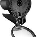 THE BEAM - CORKY DROP Bike Mirror - Folding Rear-view Handlebar Mirror - Convex Lens with 360-degree Rotation, Black