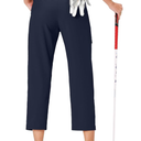 Seamaid Women's Golf Pants with Deep Pockets 7/8 Stretch Athletic Travel Pants for Casual Lounge Navy XL