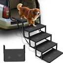 Dog Stairs for Car, Dog Steps for Car with Upgraded Load-Bearing Capacity, Dogs Stairs for Large Dogs, Pet Steps, 5 Steps