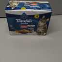 Blue Buffalo Tastefuls Purees Salmon Cat Food Topper, 3 oz, 12 ct | Resealable Twist Cap, Serve Over Food or as a Snack, Cat Food Complement (EXP 10/10/27)