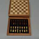 Star Handmade Personalised Luxury Chess Set-Mens Personalised Gift- Magnetic Wooden Chess Set- Travel Chess- Games for him - Birthday Chess Gift- (5 Inches)