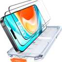 TORRAS Military-grade aerospace glass for iPhone 16 Screen Protector [9HUnbreakable from 12-foot Drop,Longest Durable],GlassGo X Glass for iPhone 16,2 Packs