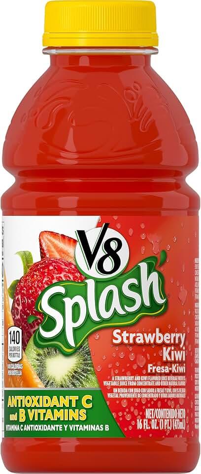 V8 Splash Strawberry Kiwi, 16 oz 12. Bottle Jun 04 2026