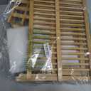 RoyalHouse Premium Natural Bamboo Dish Rack, Collapsible Dish Drainer, Foldable and Compact Dish Drying Rack for Kitchen Counter