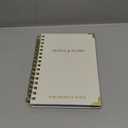 ZICOTO Aesthetic Daily Planner And Notebook With Hourly Schedule - Beautiful Spiral To do List Notepad For Work/Home to Organize Tasks And Appointments - Stylish School/Office Supplies Book For Women (Beige)