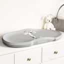 Luxury Little EVA Baby Changing Pad for Dresser, Waterproof and Wipeable, Portable Diaper Changing Pad Cover Ideal for Nursery Table