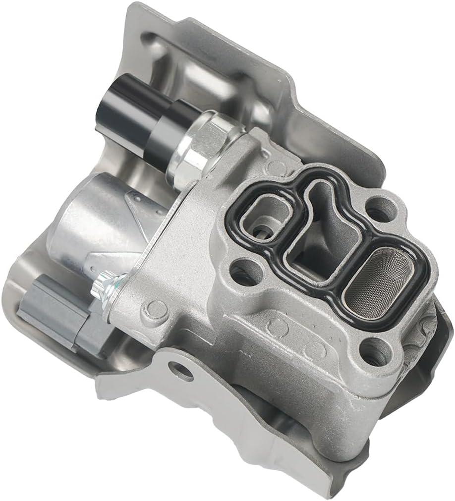 VTEC Solenoid Spool Valve with Oil Pressure Switch & Gasket Compatible with 2002-2011 Honda Accord Civic CR-V Element Acura RSX L4 2.4L Replaces 15810-RAA-A03, 15810-PNE-G01, 15810-PPA-A01, 917-224, Small