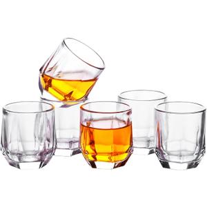 Shot Glasses, 2oz Mini Shot Glass Set of 6/ Shot Glasses Funny/tequila glass/Glasses Snifters/Cute Shot Glasses/Clear Shot Glasses/Sherry Glasses/Tasting Glasses