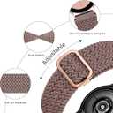 Compatible with 20mm 22mm Watch Bands Quick Release Replacement Wristband, Adjustable Stretchy Braided Bands Replacement Straps for Women Men