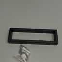 KOKOSIRI Towel Ring Matte Black Hand Towel Bar Holder 9-Inch Kitchen Rack Stainless Steel for Bathroom Hardware Wall Mounted, 1 Pack B4008BK-L9