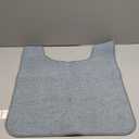 Bosap Toilet Rugs U Shaped Bathroom Rug,Machine Washable Non Slip Quick Dry Super Absorbent Ultra Thin Toilet Mats for Bathroom Toilet.Blue,1'8"x2'(20x24inch)