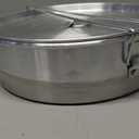 Flan Mold with Lid - Oversized XL (10.5 x 3.2 in) - Authentic Mexican Flan Pan - Flan Molds for Baking with Water Bath - Molde para Flan - Flaneras Moldes con Tapa Bao Maria