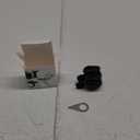 AirBell with Integrated Tracker for Apple Find My Network, AirTag Alternative, Black Size 22 MM