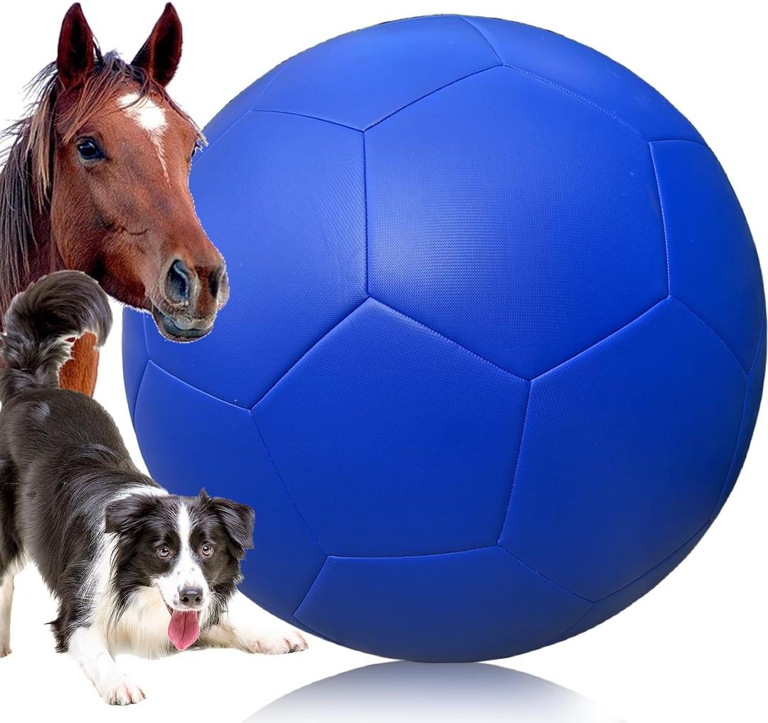 18" Blue Dog Herding Balls for Large Dogs