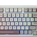 EPOMAKER RT100 Retro Gaming Keyboard with Display Screen, BT5.0/2.4G/USB-C, 97 Keys Gasket Custom Keyboard, Hot Swappable, RGB Backlit, with Knob for Win/Mac (Gateron Pro Yellow)