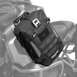 Rhinowalk Motorcycle Crash Bar Bag Waterproof Expandable Saddlebag with Secure Mounting Shoulder Strap (1pc)