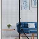 Yotache Magnetic Screen Door Fits Door Size 34 x 96, Screen Size 36" x 97" Reinforced Fiberglass Net Curtain for Walk Through Door Black