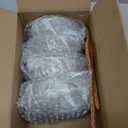 ZENFUN 6 Pack Coconut Bowl with 4 Wooden Spoon, 15 Oz Polished Coconut Bowls, Natural Coconut Shell Bowl Set for Vegan Organic Salad, Smoothie or Buddha Bowls, Kitchen Storage