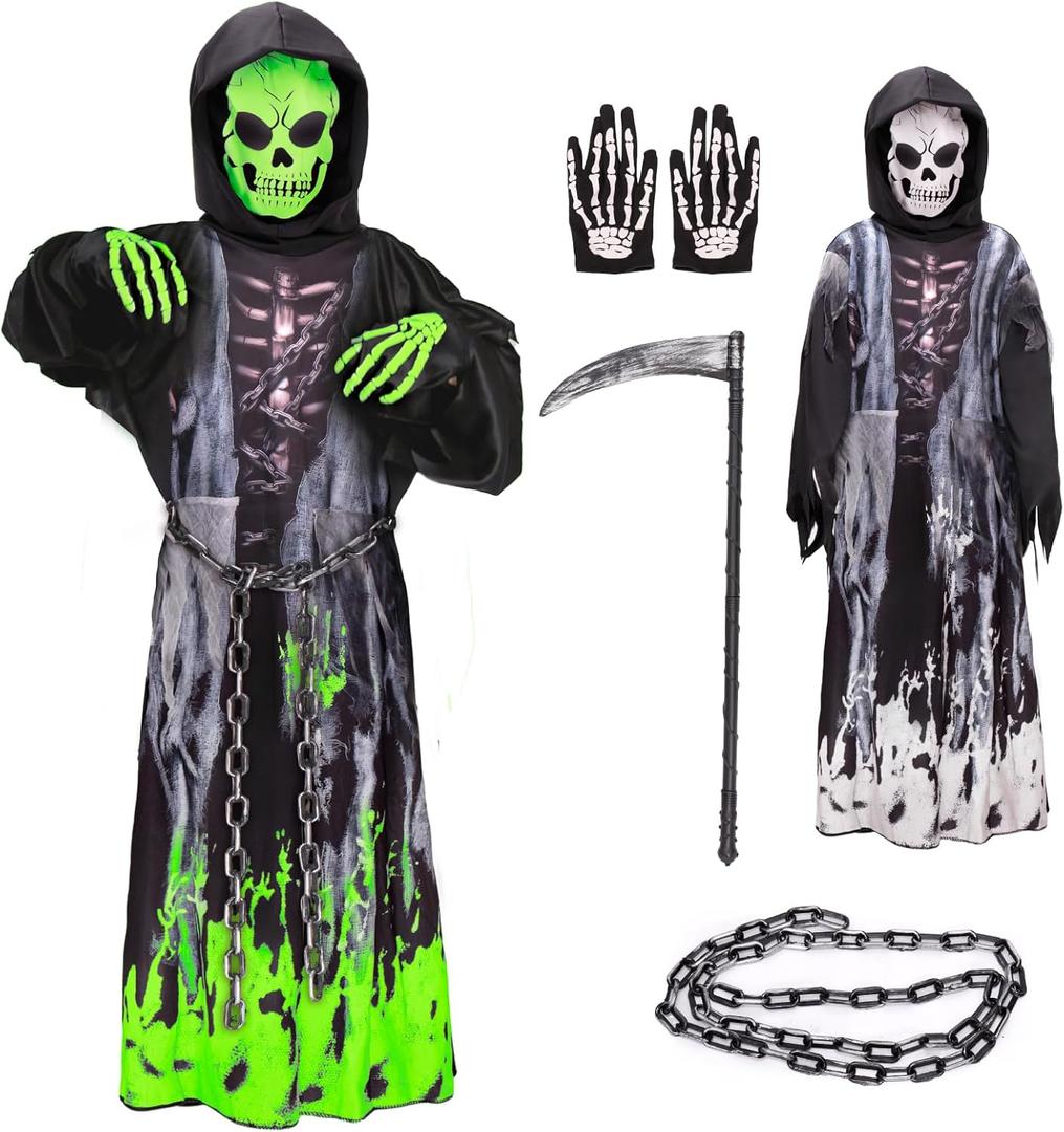 Halloween Costumes Scream Ghost Face Costume, Black (Large)