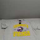 Junk Food Team Helmet NFL Shirt (Large, Grey)