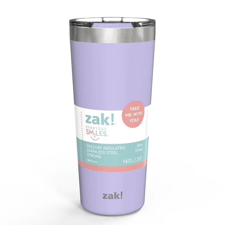 Zak Designs Latah 20 ounce Insulated Tumbler, Lavender