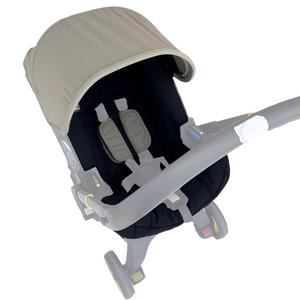 Replacement Canopy & Seat Cushion Set Compatible with Doona+ Car Seat Stroller - Sunshade Cover & Textile Fabric Accessories - Breathable, Machine Washable (Natural Green)