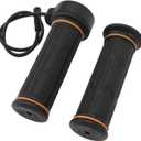 Fockety Electric Bike Full Twist, Handle Twist Throttle Thumb Throttle Speed Controller for Ebike and Scooter, Throttle Accelerator Electric Bicycle Accessories for BaFang BBS01 BBS02